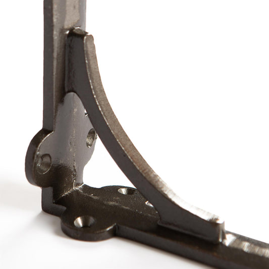 100mm Curved Iron Shelf Bracket