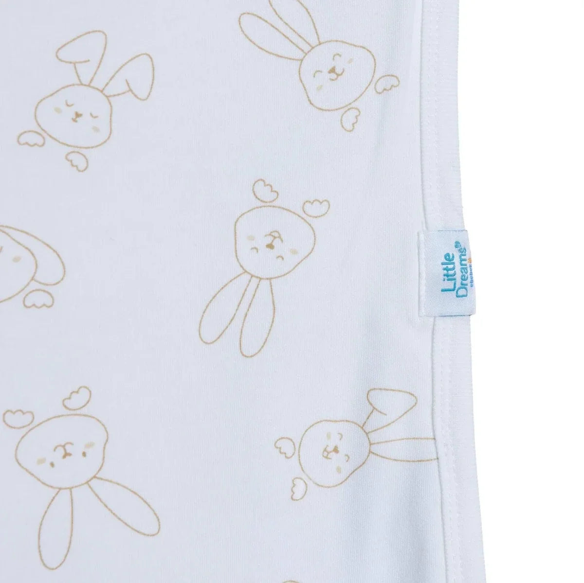 Little Dreams Girls Cotton Jersey Blankets - Ecru