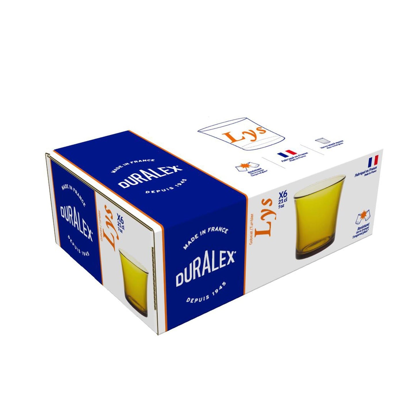 210ml Lys Tumbler Glasses - Pack of Six