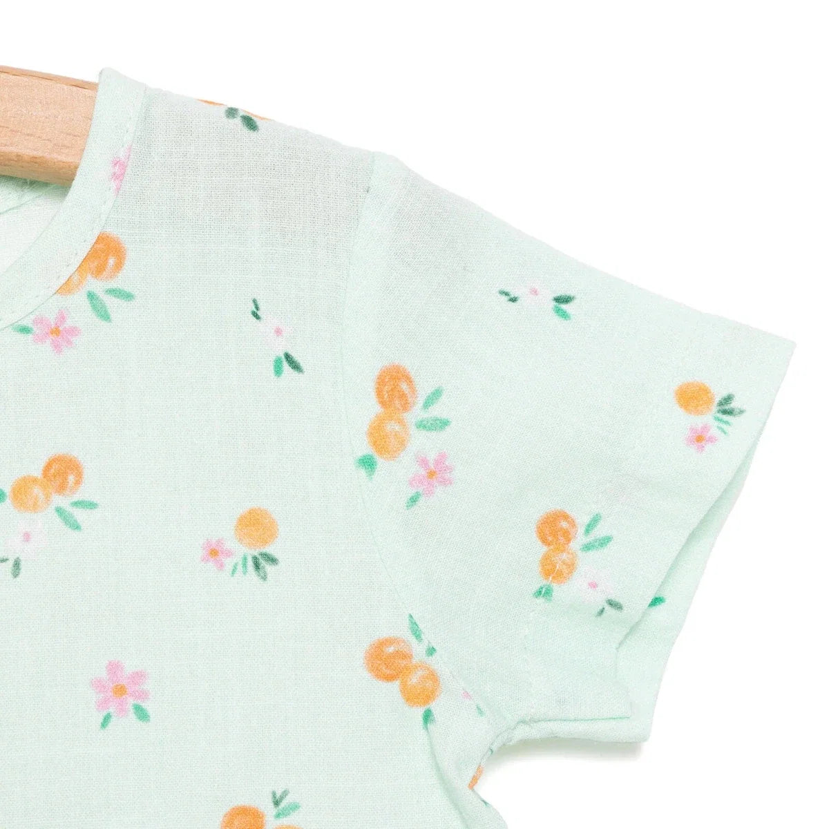 HelloBaby Newborn Girl Woven Dress - Light Blue
