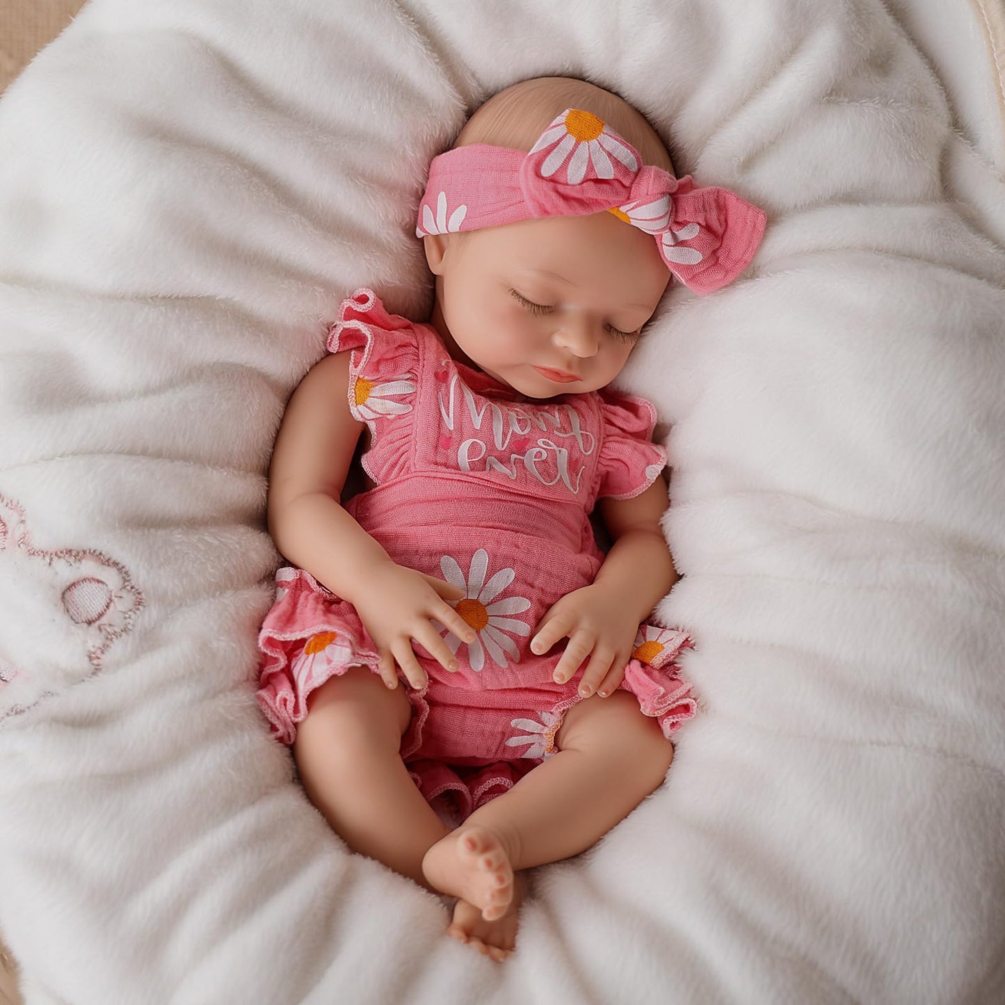 BABESIDE 16-Inch Silicone Baby Doll – Realistic Full-Body Reborn with Accessories