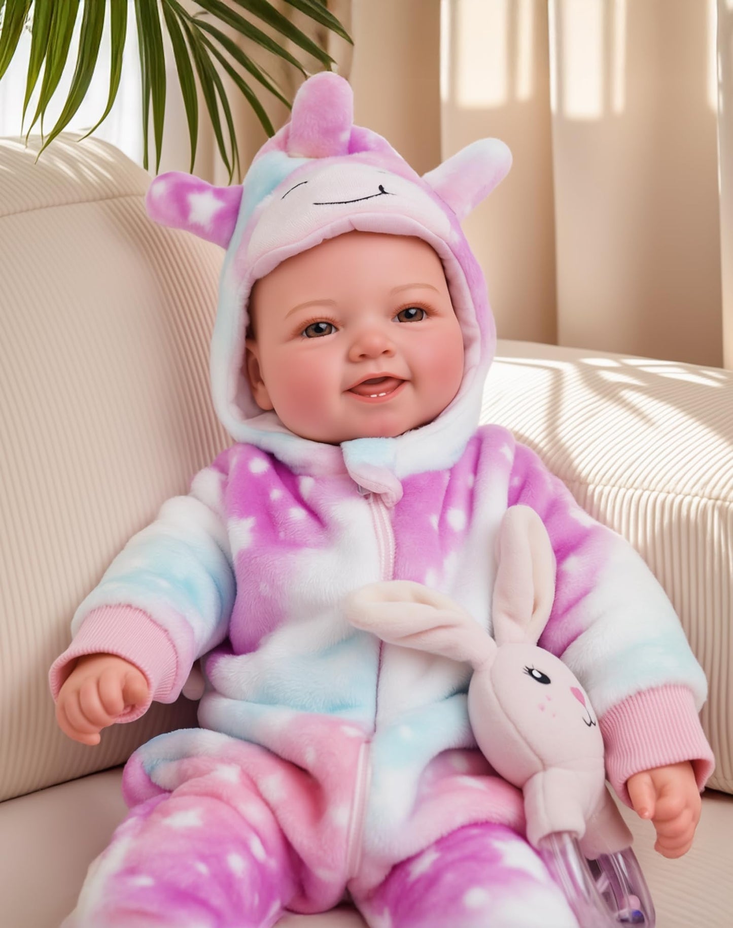 BABESIDE 17-Inch Realistic Soft-Body Baby Doll with Accessories | Gift for 3+