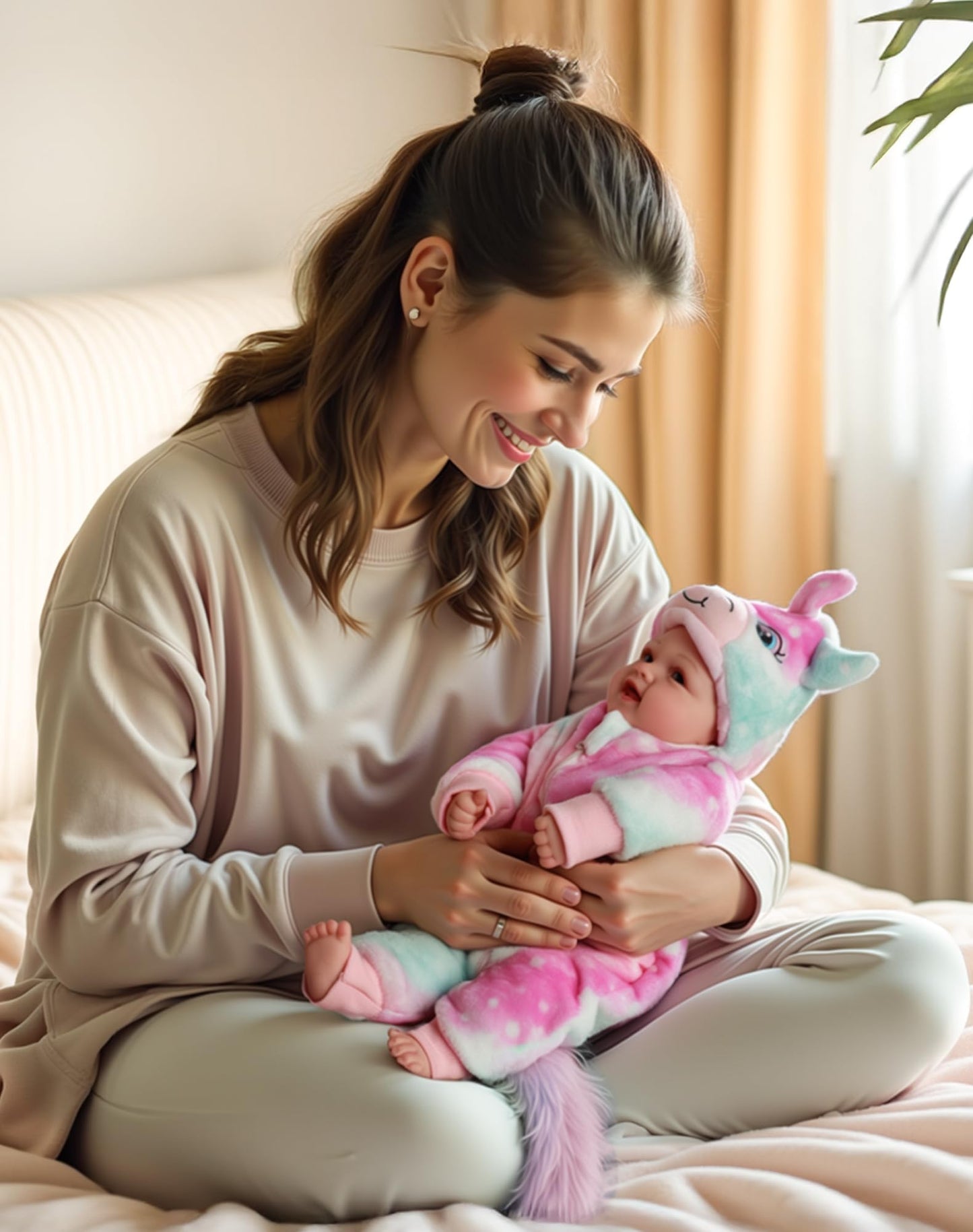 BABESIDE 17-Inch Realistic Soft-Body Baby Doll with Accessories | Gift for 3+