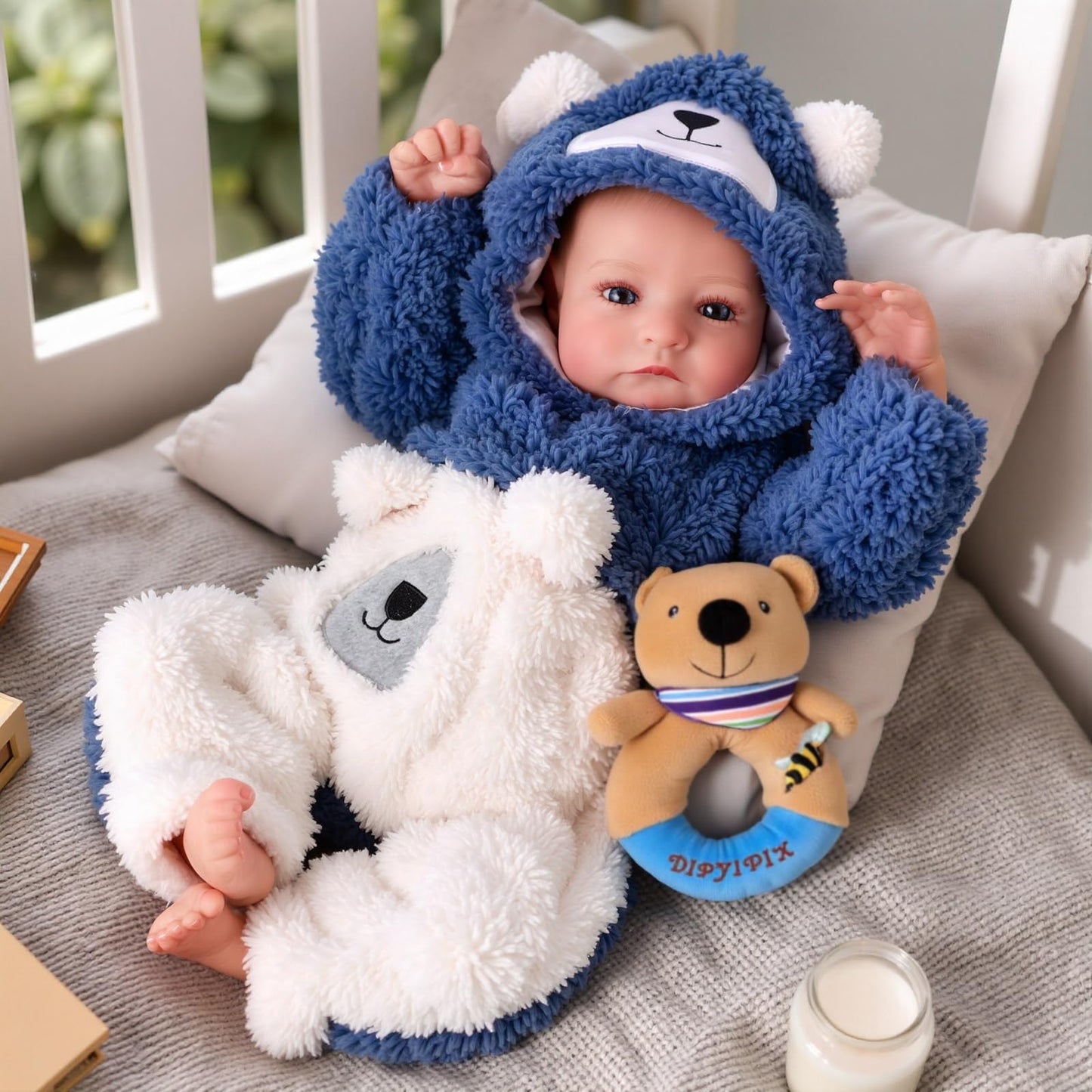 BABESIDE Aiden 17-Inch Lifelike Reborn Baby Doll Boy – Realistic Cloth Soft Body