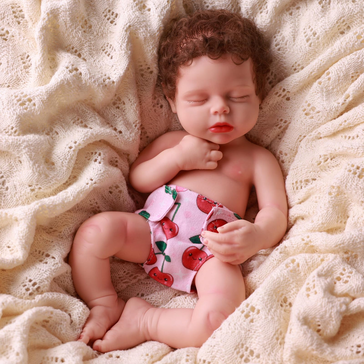 BABESIDE 6 Pcs Reusable Doll Diapers for 12-15 Inch Dolls – Realistic Doll Underwear