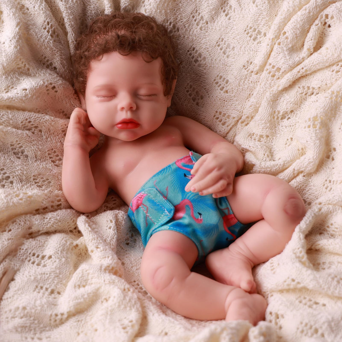 BABESIDE 6 Pcs Reusable Doll Diapers for 12-15 Inch Dolls – Realistic Doll Underwear
