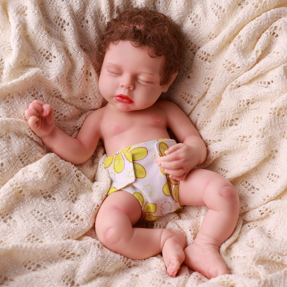 BABESIDE 6 Pcs Reusable Doll Diapers for 12-15 Inch Dolls – Realistic Doll Underwear