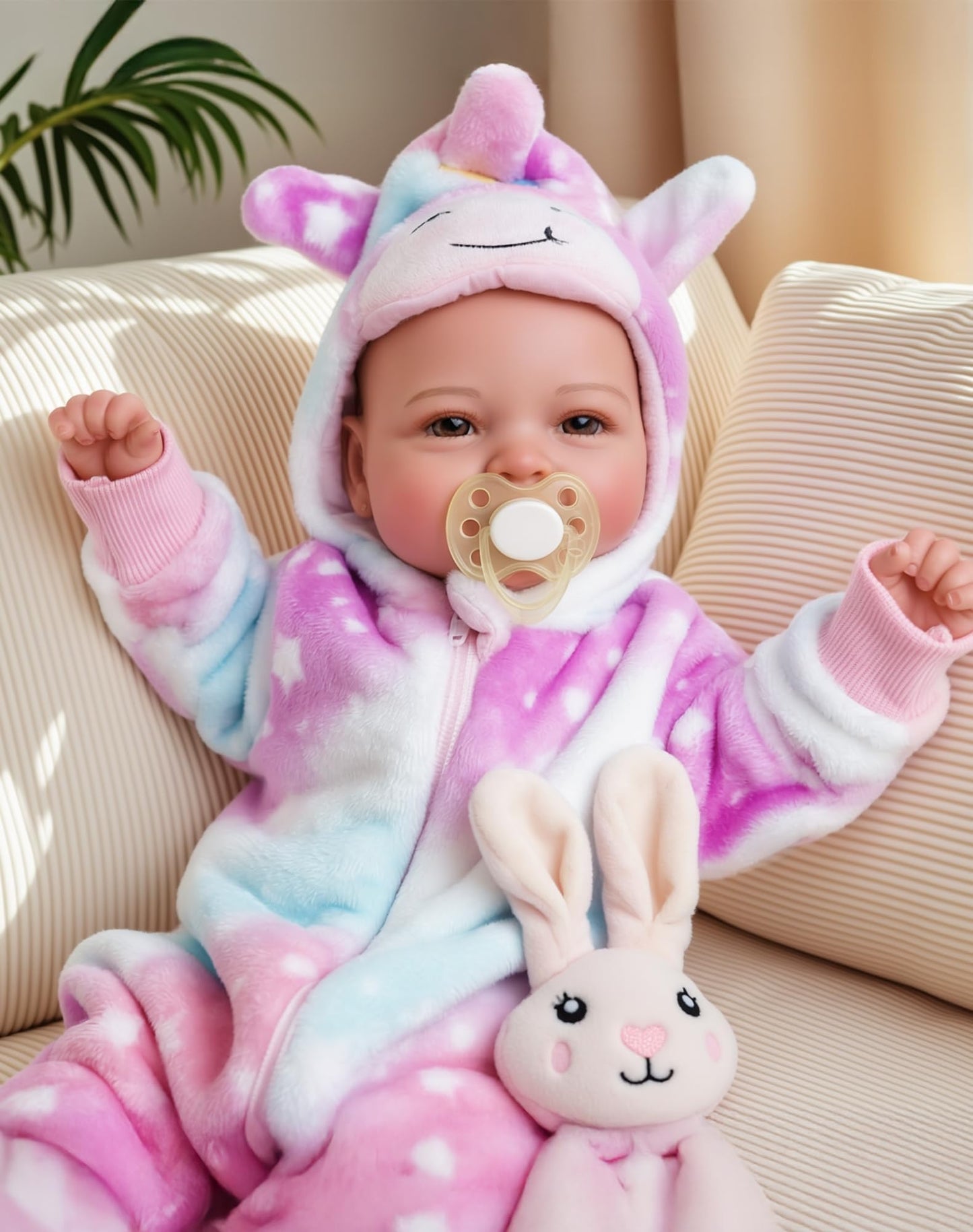 BABESIDE 17-Inch Realistic Soft-Body Baby Doll with Accessories | Gift for 3+