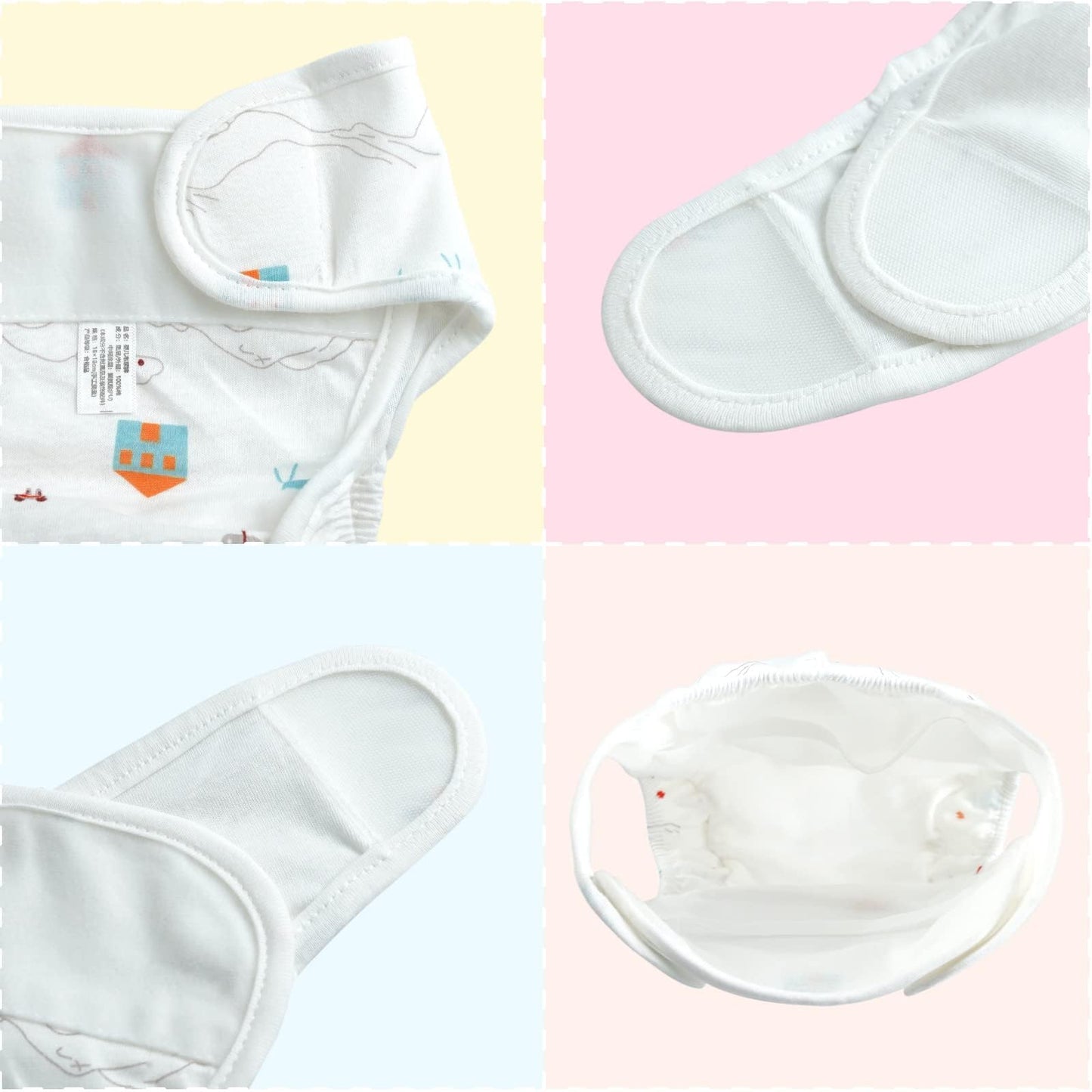 BABESIDE 4-Piece Reusable Doll Diapers for 17–24 Inch Dolls | Fits Reborn Baby Dolls