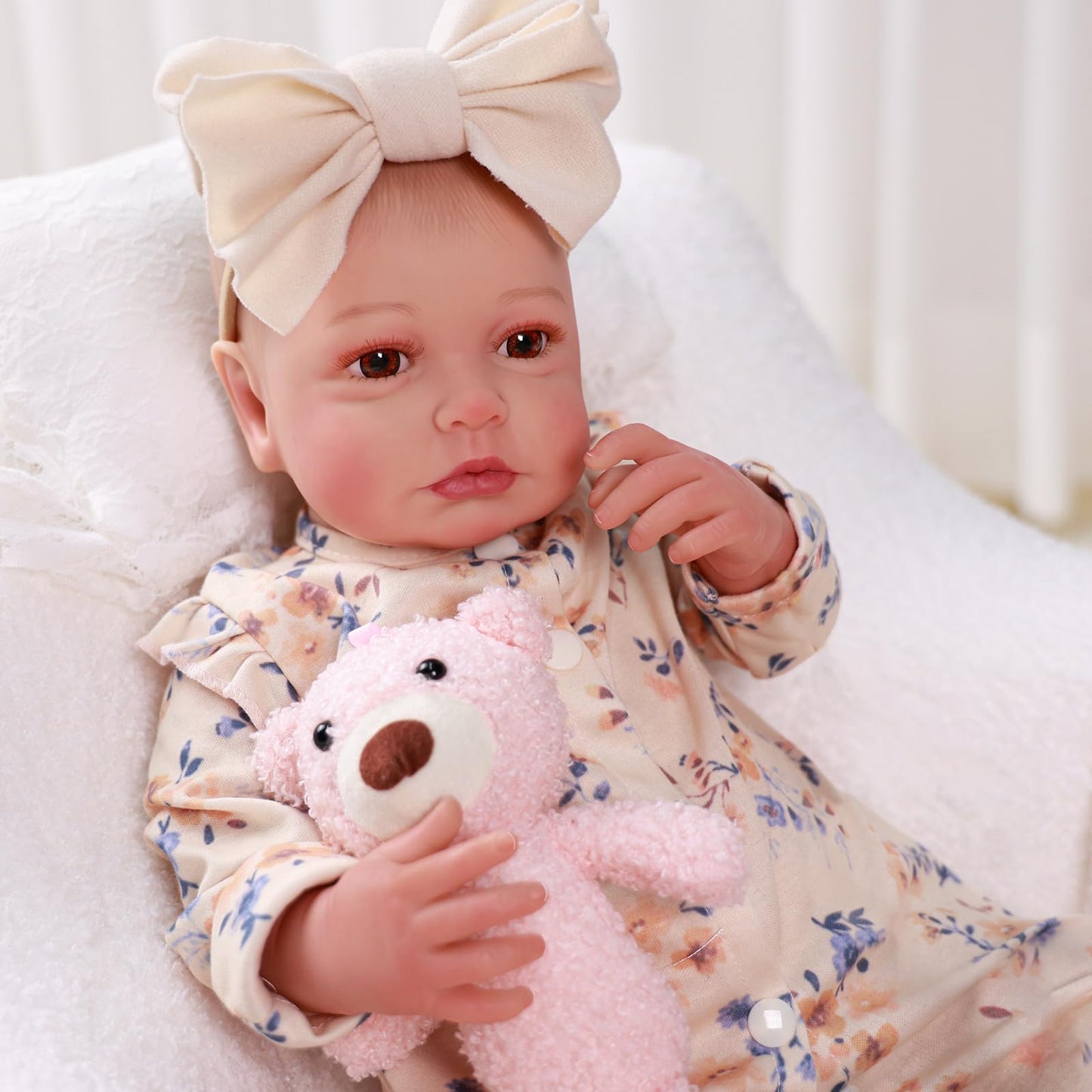 BABESIDE Reborn Baby Dolls - 20-Inch Soft Vinyl Realistic Baby Doll with Complete Accessories