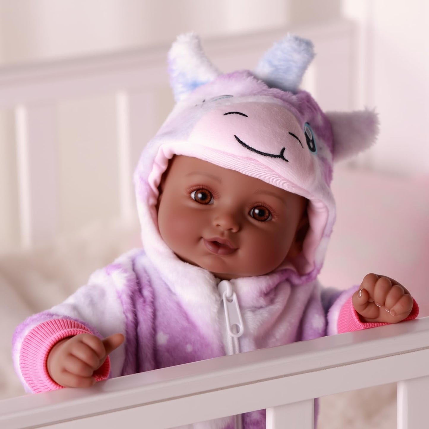 BABESIDE Black Twin Baby Dolls 17 Inch – Realistic Soft Body Twins with Accessories for 3+ Years