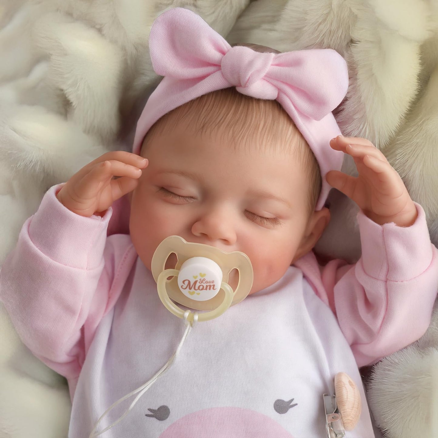 BABESIDE Lifelike Reborn Baby Doll – 20-Inch Realistic Sleeping Girl with Gift Set