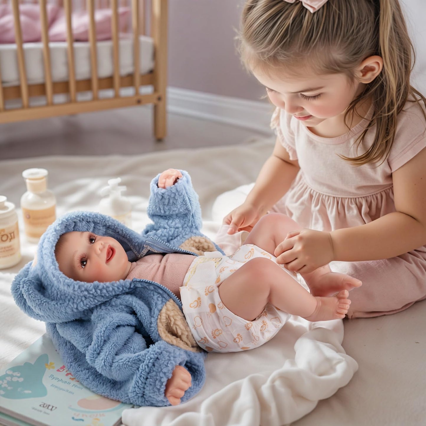 BABESIDE Realistic 17-Inch Baby Doll Boy | Poseable Lifelike Newborn Doll
