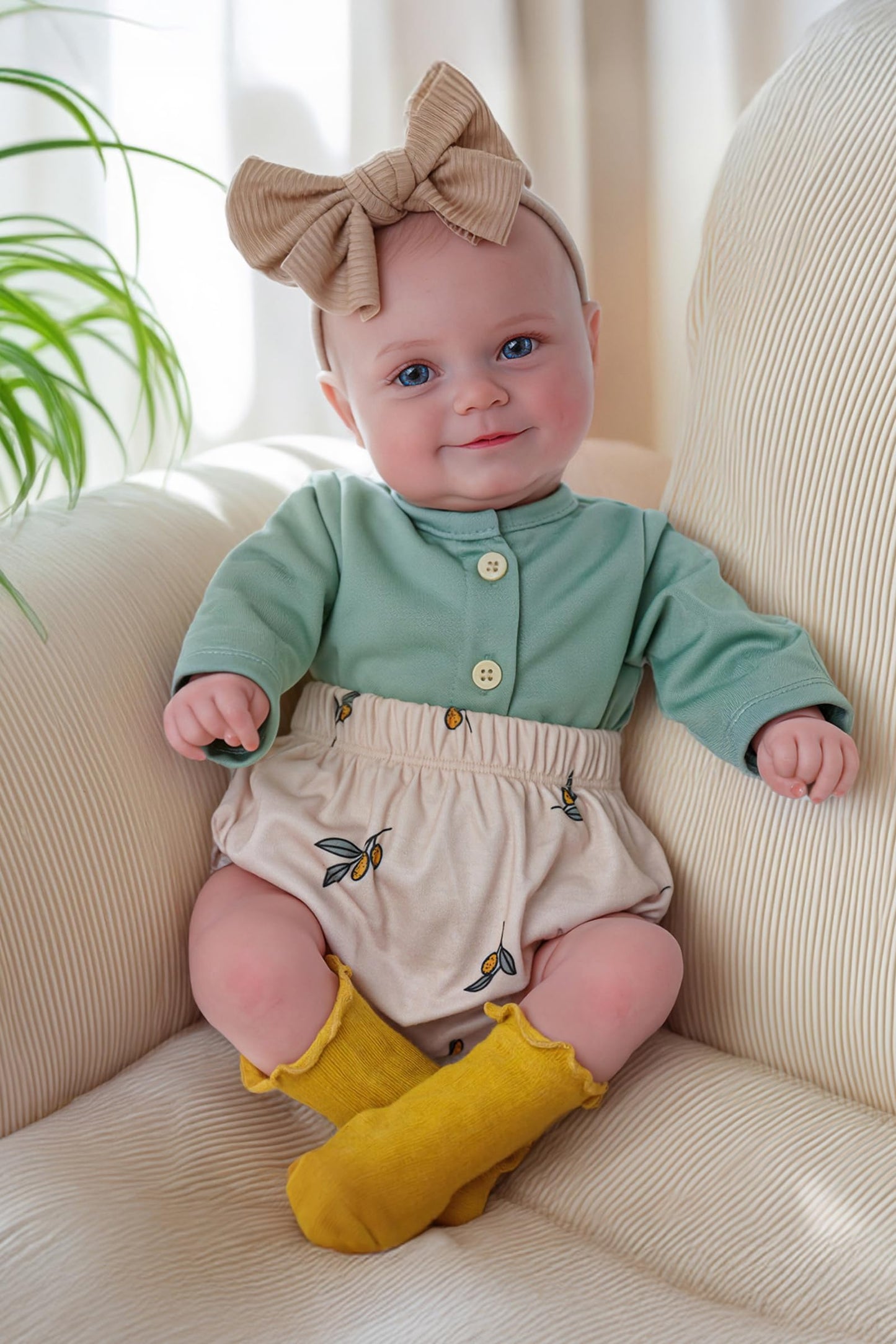 BABESIDE Reborn Baby Dolls - 20-Inch Realistic Poseable Soft Vinyl Newborn with Accessories