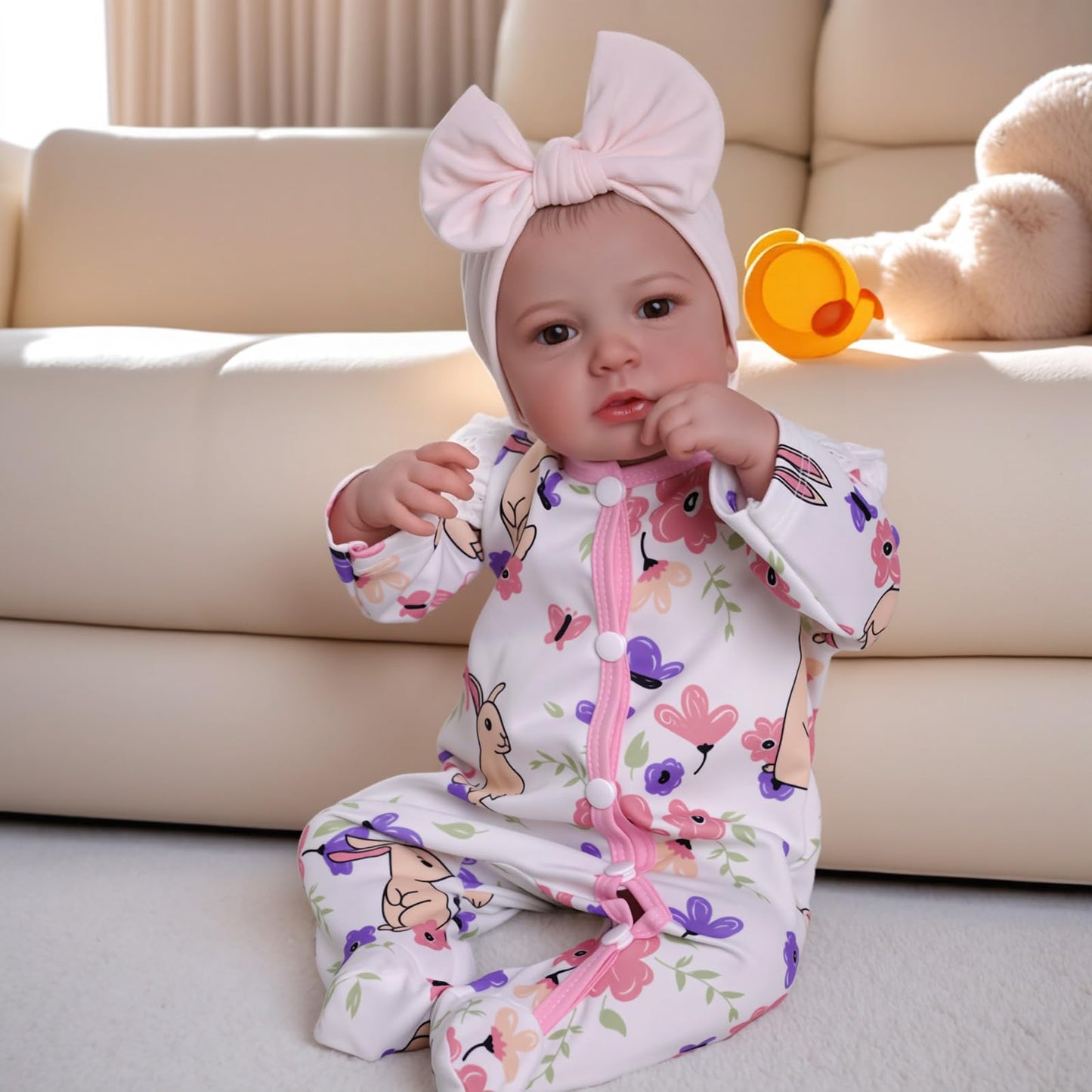 BABESIDE Reborn Baby Dolls - 20-Inch Soft Realistic Baby Doll with Complete Accessories