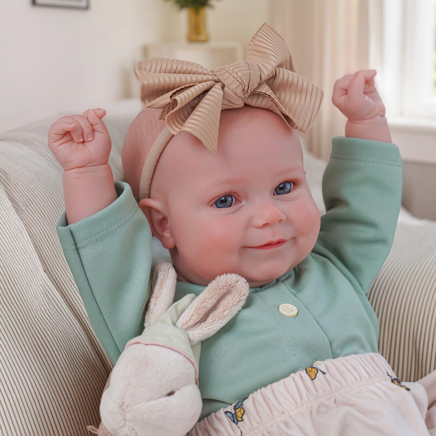 BABESIDE Reborn Baby Dolls - 20-Inch Realistic Poseable Soft Vinyl Newborn with Accessories