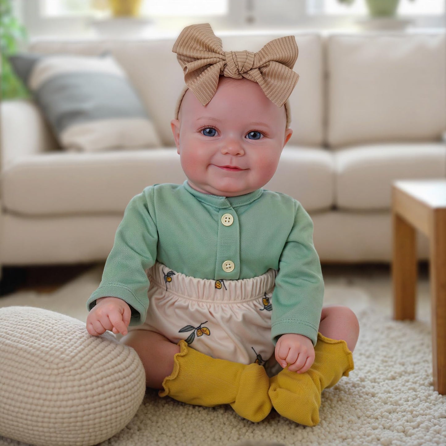 BABESIDE Reborn Baby Dolls - 20-Inch Realistic Poseable Soft Vinyl Newborn with Accessories