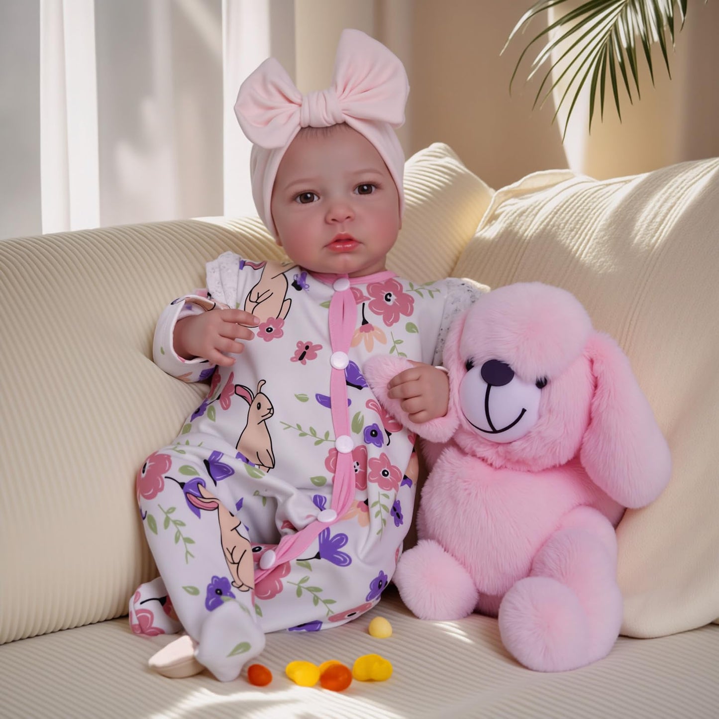 BABESIDE Reborn Baby Dolls - 20-Inch Soft Realistic Baby Doll with Complete Accessories