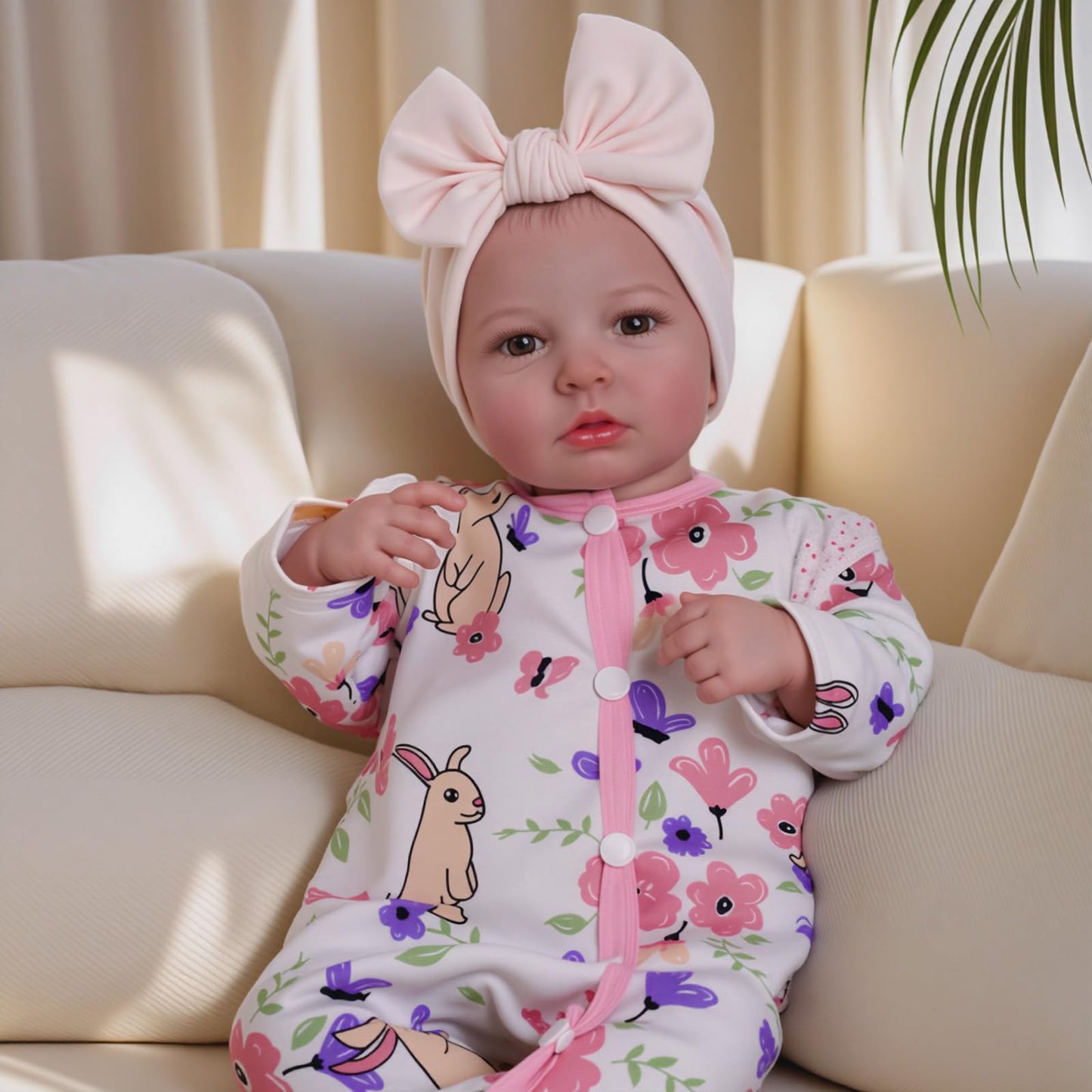 BABESIDE Reborn Baby Dolls - 20-Inch Soft Realistic Baby Doll with Complete Accessories