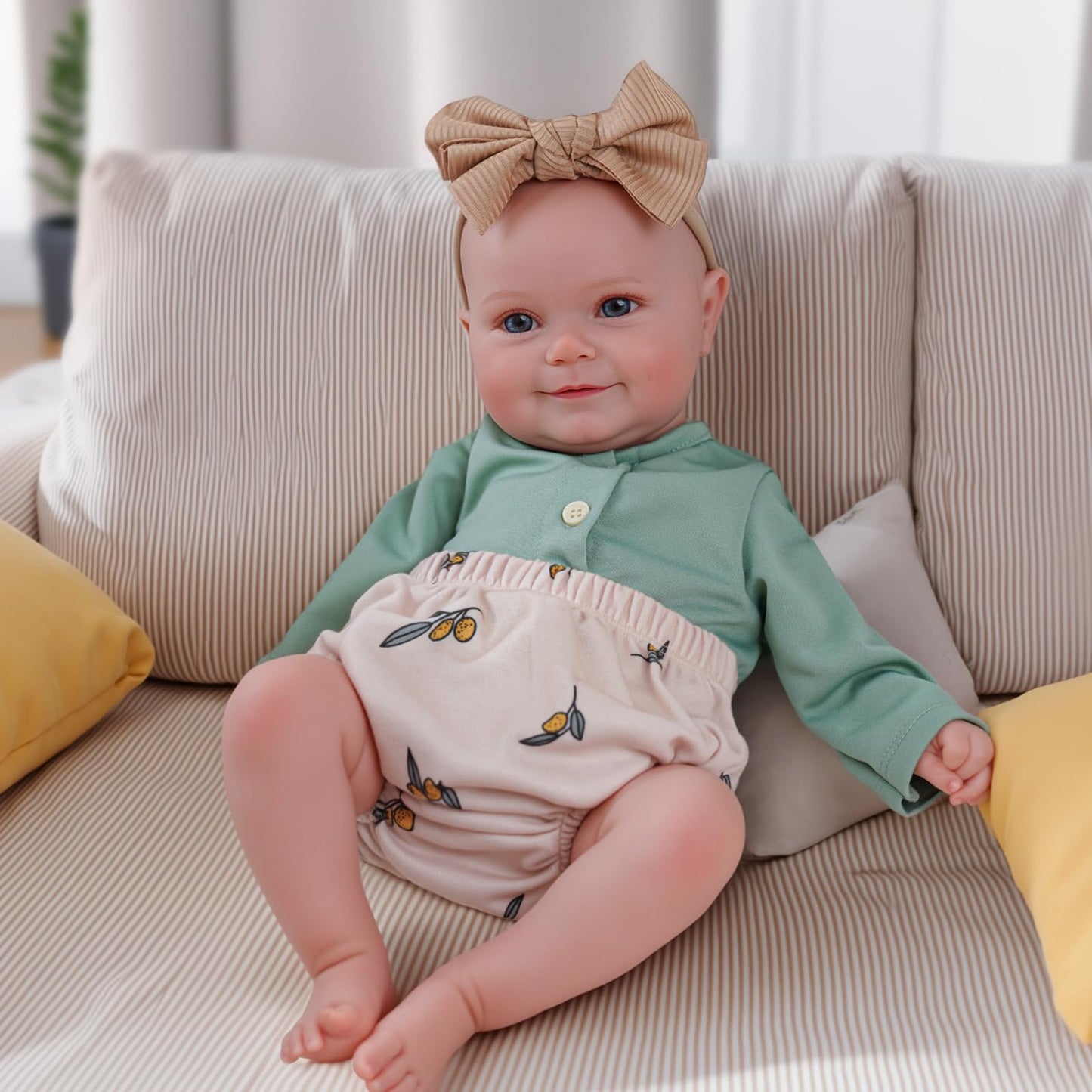 BABESIDE Reborn Baby Dolls - 20-Inch Realistic Poseable Soft Vinyl Newborn with Accessories