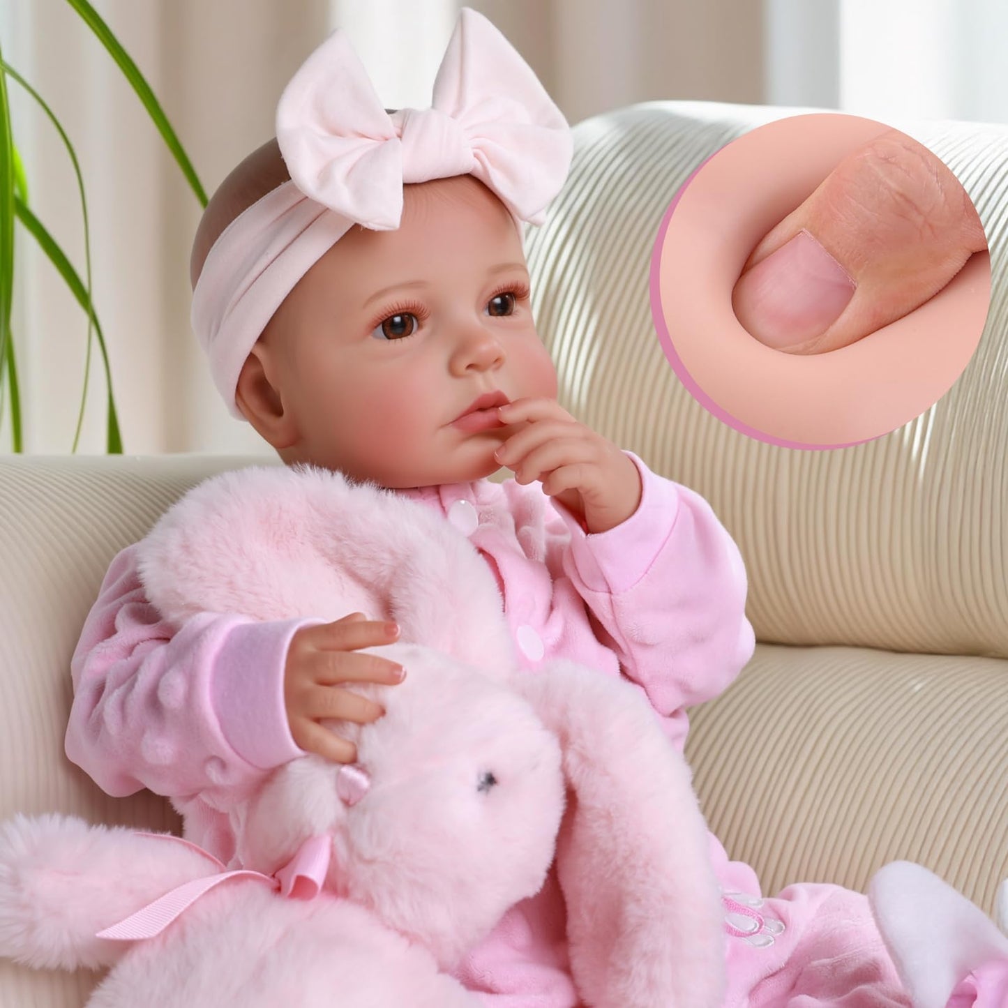 BABESIDE Reborn Baby Dolls – 20-Inch Realistic Soft Vinyl with Complete Accessories