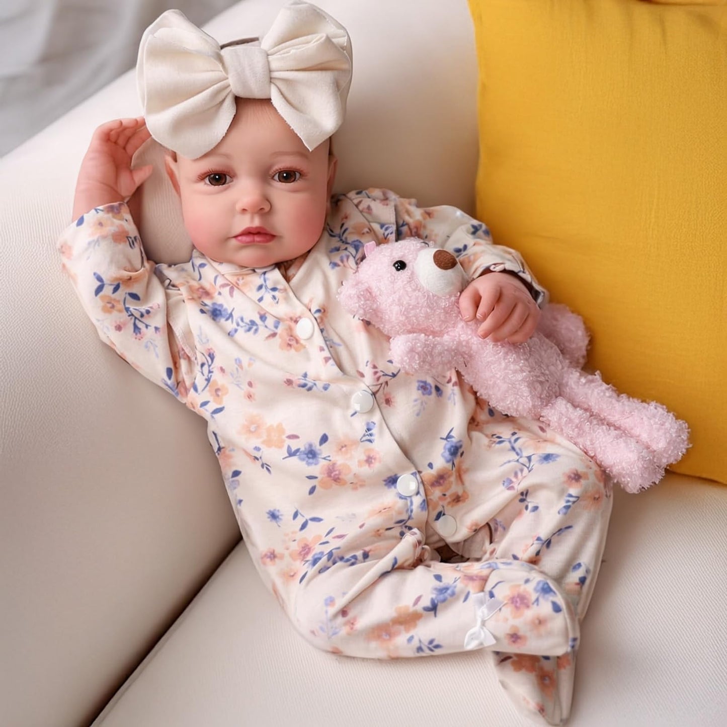 BABESIDE Reborn Baby Dolls - 20-Inch Soft Vinyl Realistic Baby Doll with Complete Accessories