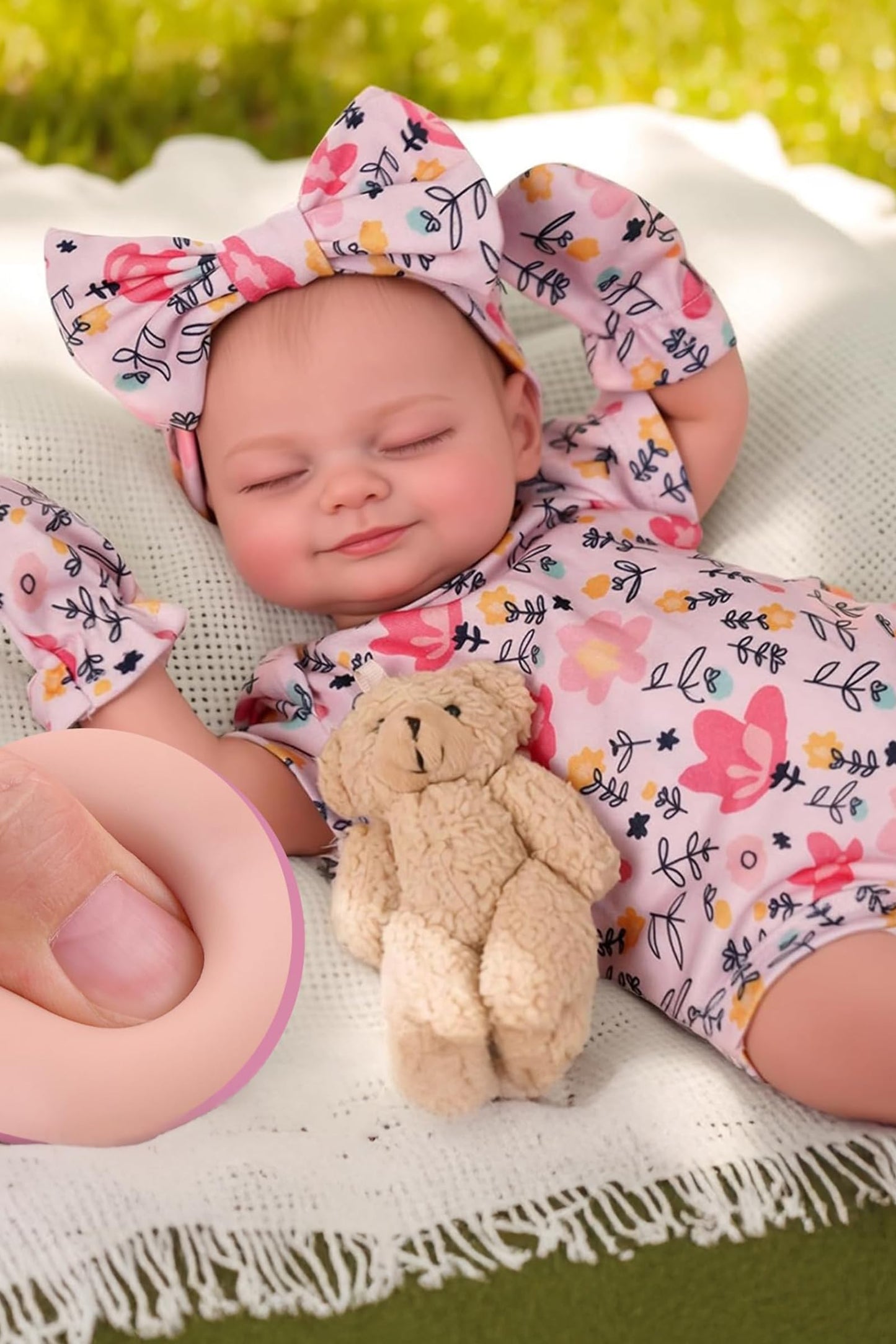 BABESIDE Skylar 17-Inch Lifelike Reborn Baby Doll – Gift Box Included | Realistic Newborn Girl