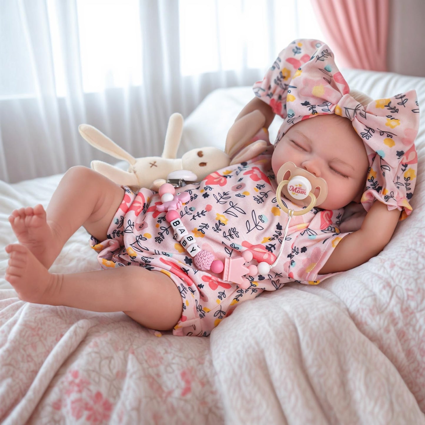 BABESIDE Skylar 17-Inch Lifelike Reborn Baby Doll – Gift Box Included | Realistic Newborn Girl