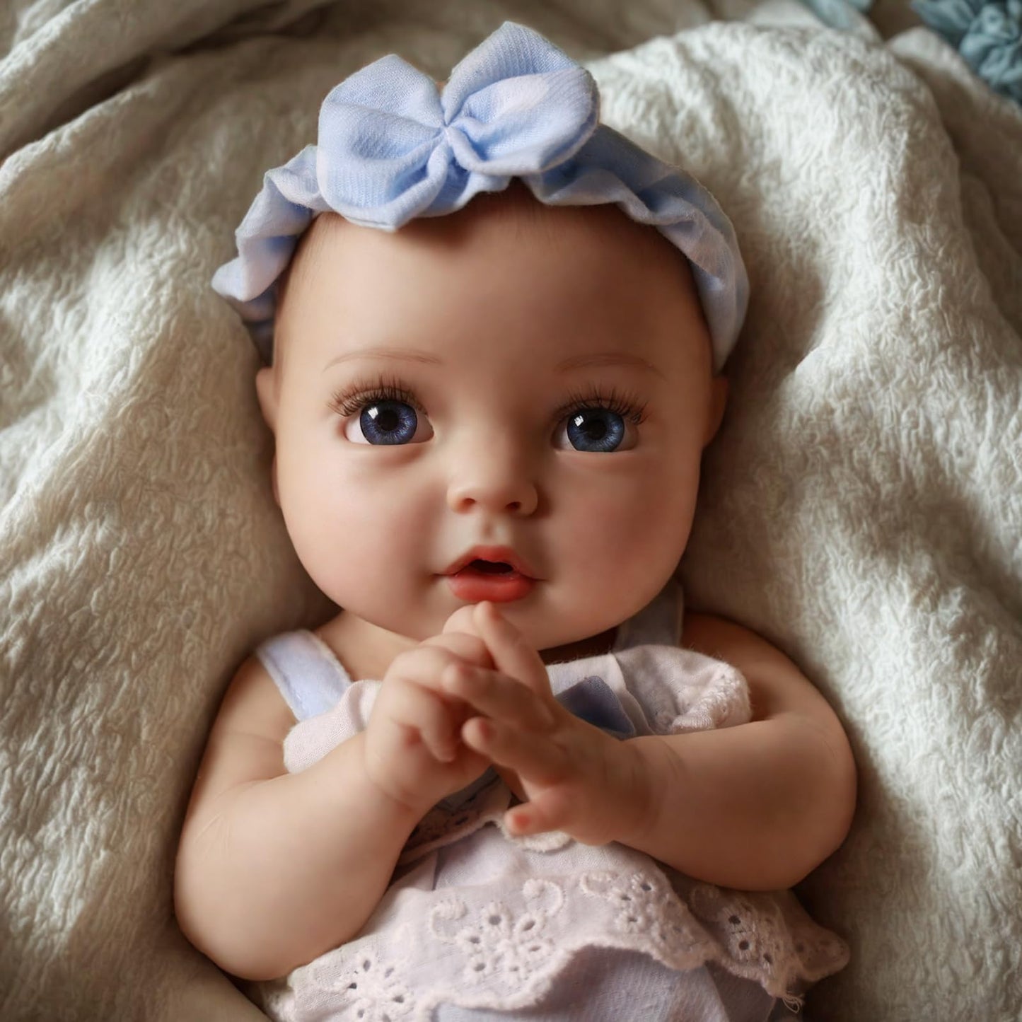 BABESIDE 12-Inch Lifelike Reborn Doll Terry – Silicone Full-Body Realistic Baby Toy