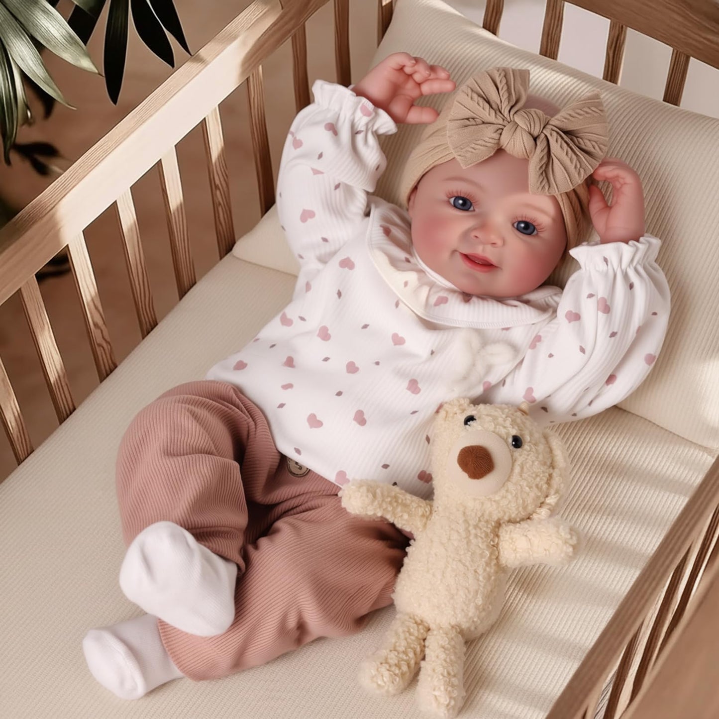 BABESIDE Tess 17-Inch Lifelike Reborn Baby Doll - Poseable, Soft Vinyl, Complete Accessories