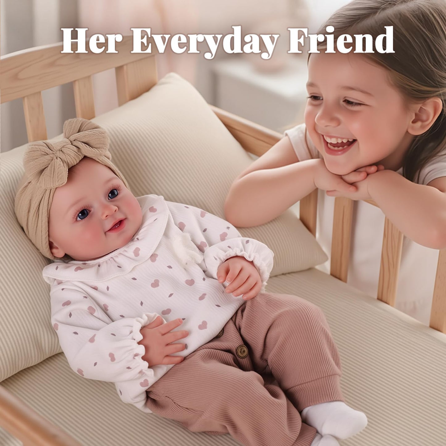 BABESIDE Tess 17-Inch Lifelike Reborn Baby Doll - Poseable, Soft Vinyl, Complete Accessories