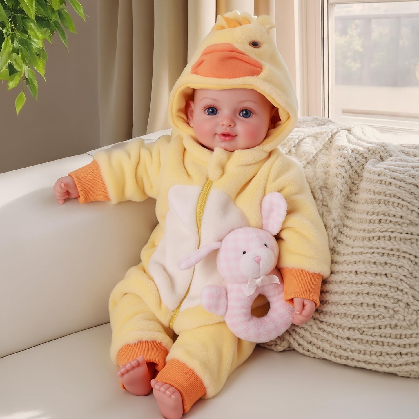 BABESIDE Value 5-Piece Realistic Baby Doll Set | 15-Inch Soft Body Doll & Accessories