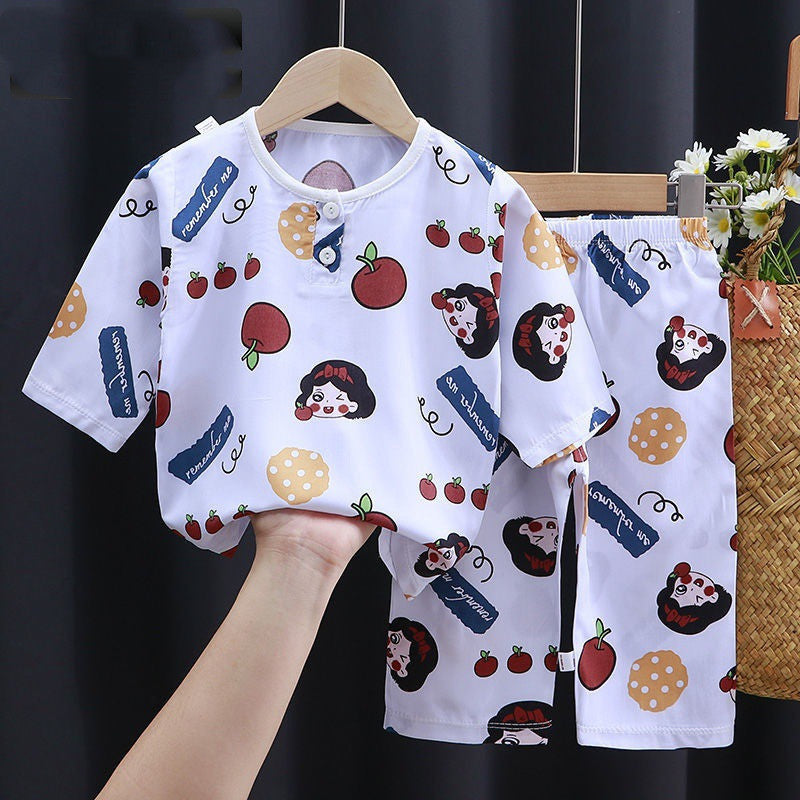 Babies' 2-Pieces Summer Cotton Set