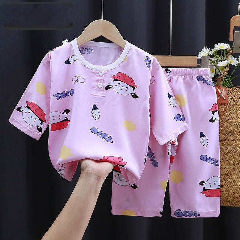 Babies' 2-Pieces Summer Cotton Set
