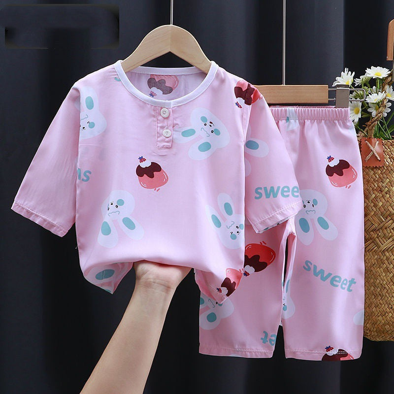 Babies' 2-Pieces Summer Cotton Set