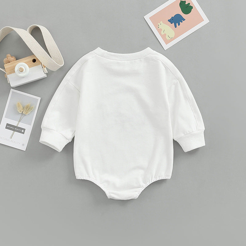 Babies' and Toddlers' Solid Colour One-piece Suit