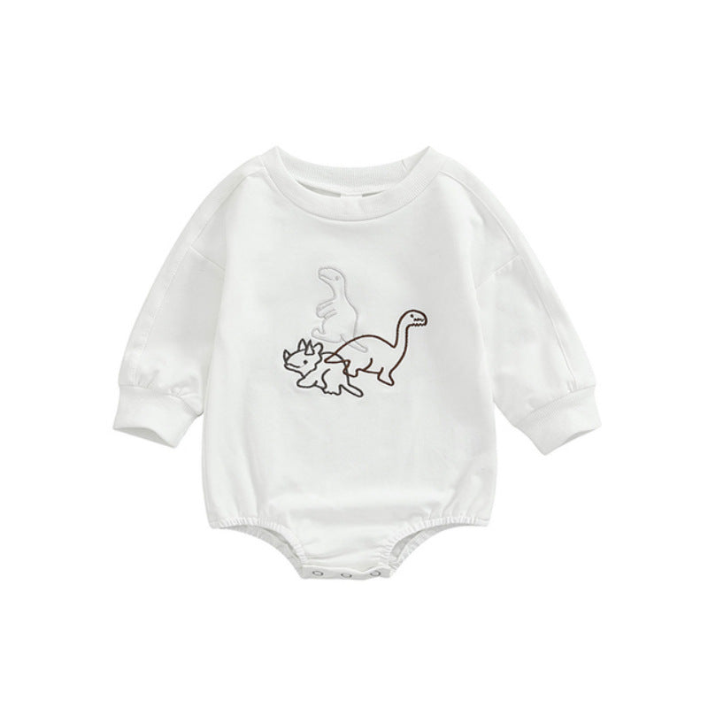 Babies' and Toddlers' Solid Colour One-piece Suit