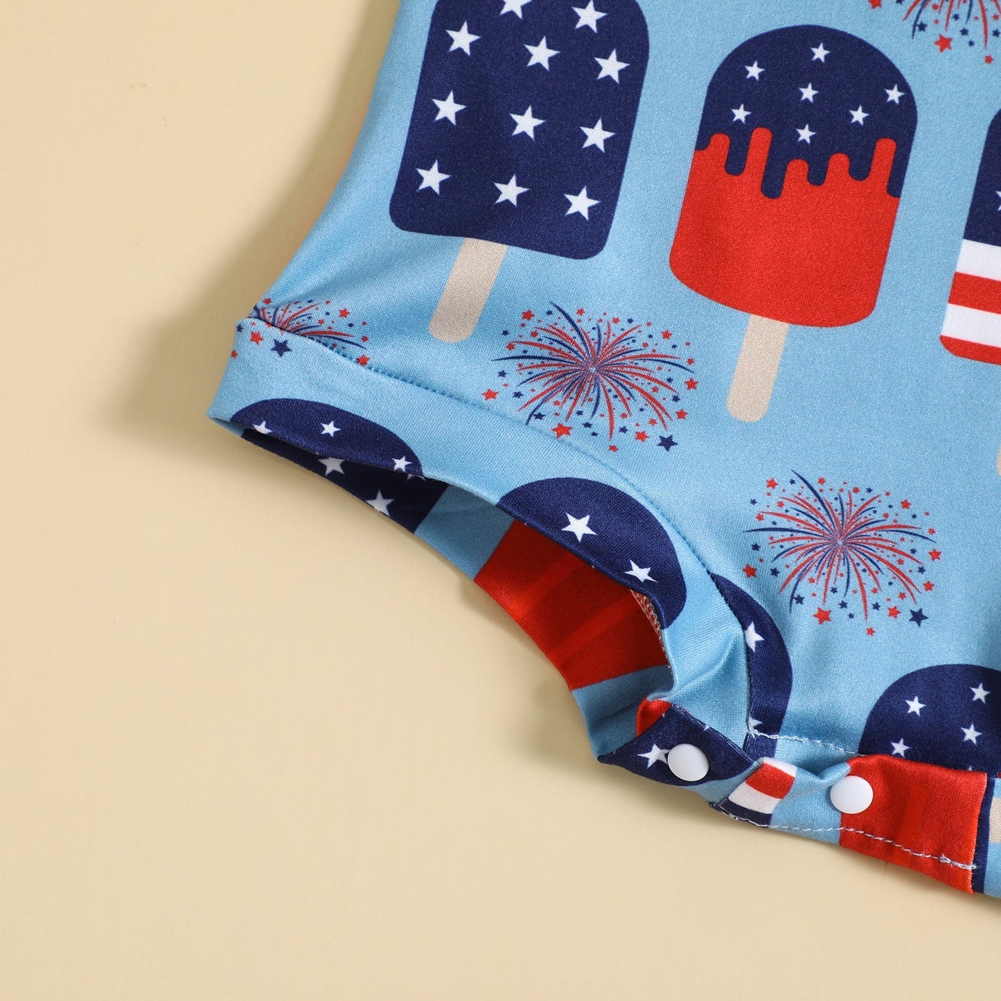 Babies’ Printed Front Knotted Suspender Pants
