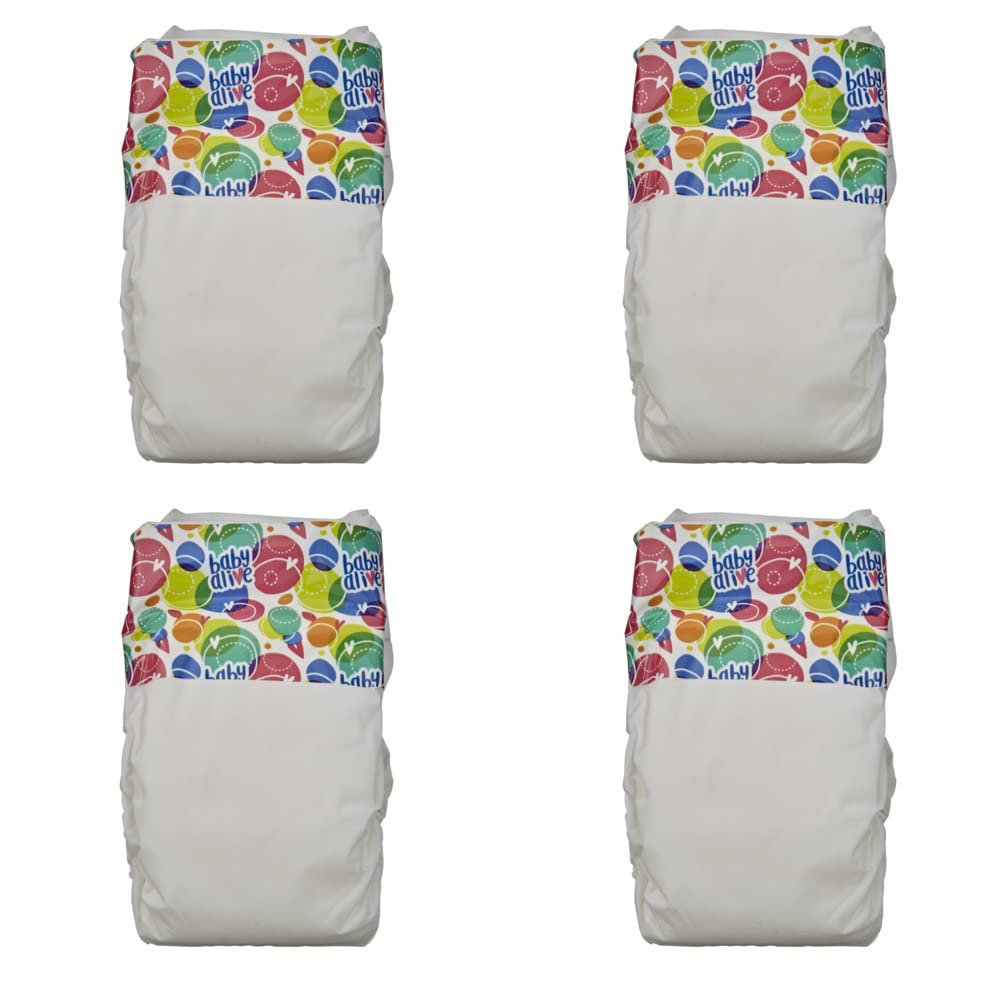 Baby Alive BA Doll Diapers – Realistic, Easy-Change Doll Diapers for Playtime