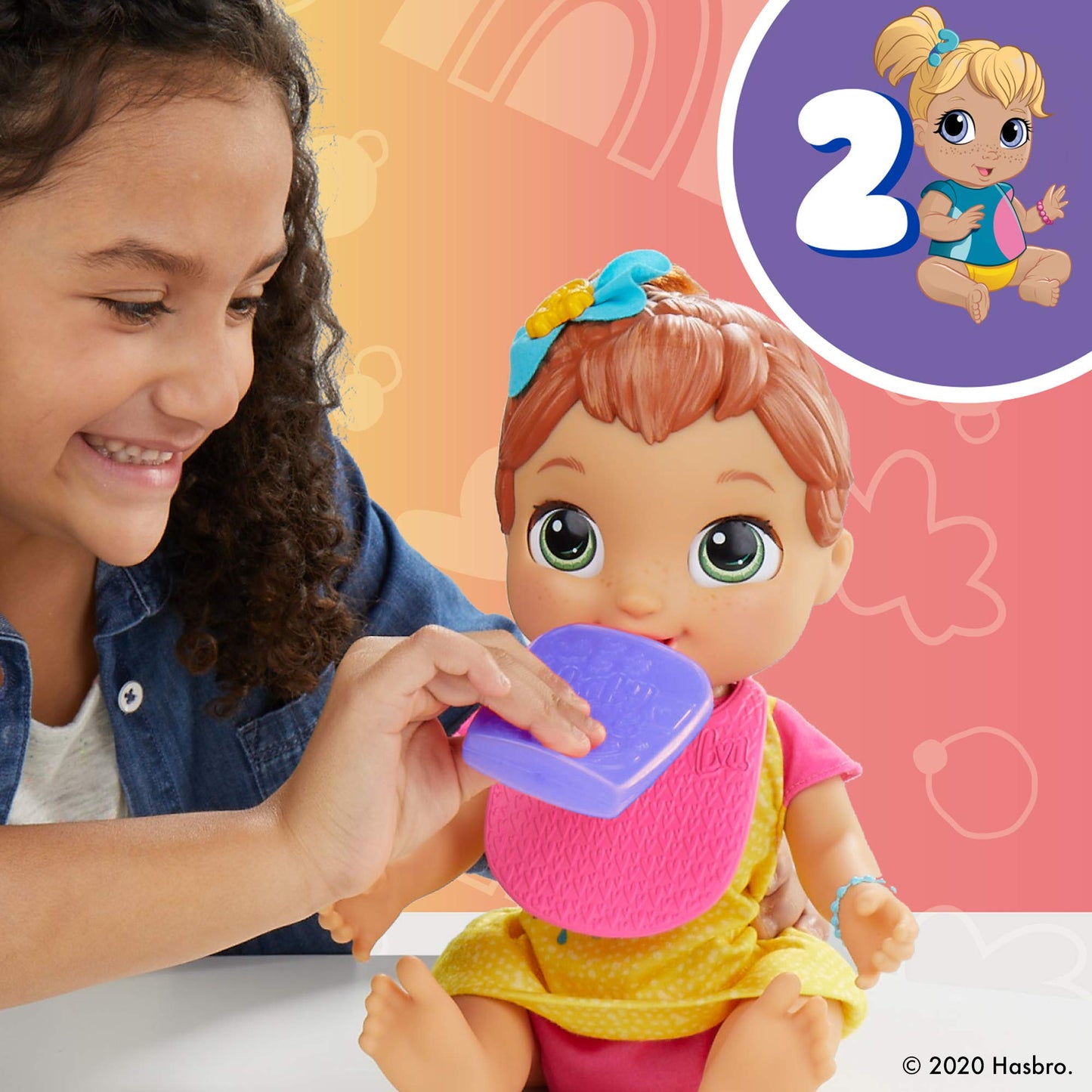 Baby Alive Baby Grows Up Happy – 3-in-1 Growing Doll with 75+ Sounds