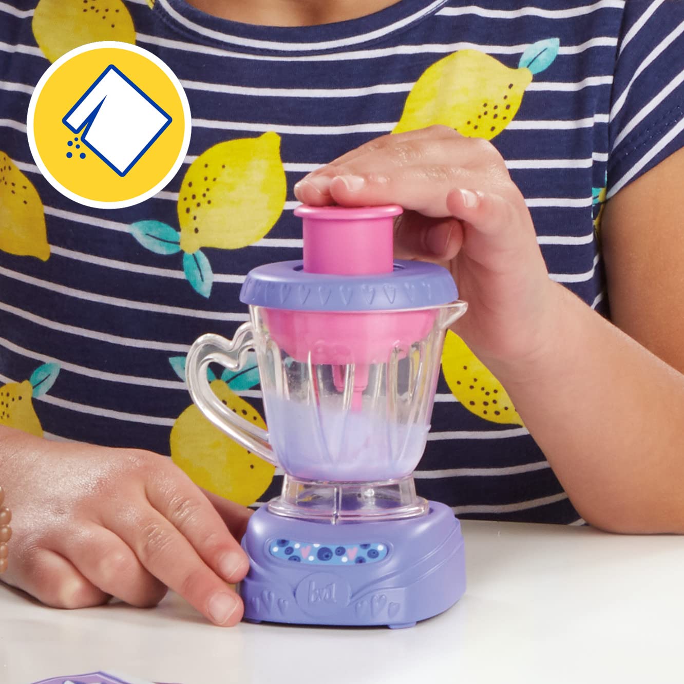 Baby Alive Magical Mixer Blueberry Blast Doll – Blender, Drinks & Wets (Ages 3+)