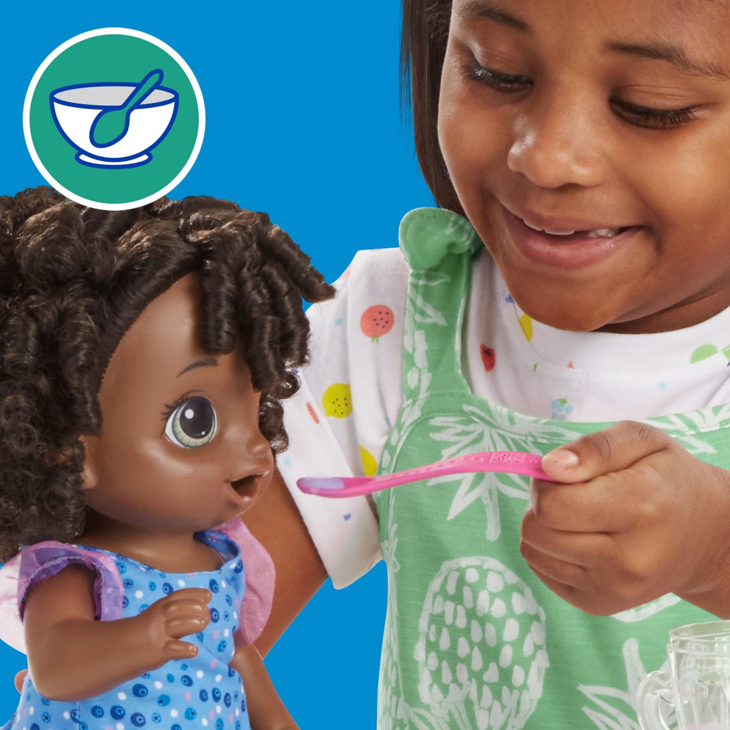 Baby Alive Magical Mixer Blueberry Blast Doll – Blender, Drinks & Wets (Ages 3+)