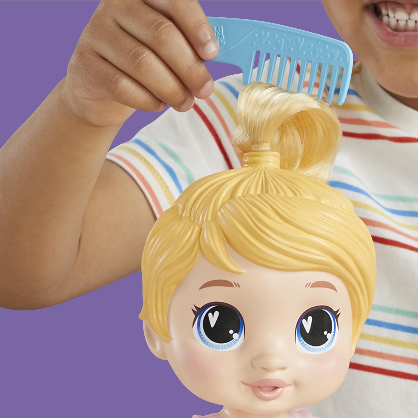 Baby Alive Shampoo Snuggle Harper Hugs Blonde Hair - 11-Inch Water Doll Playset