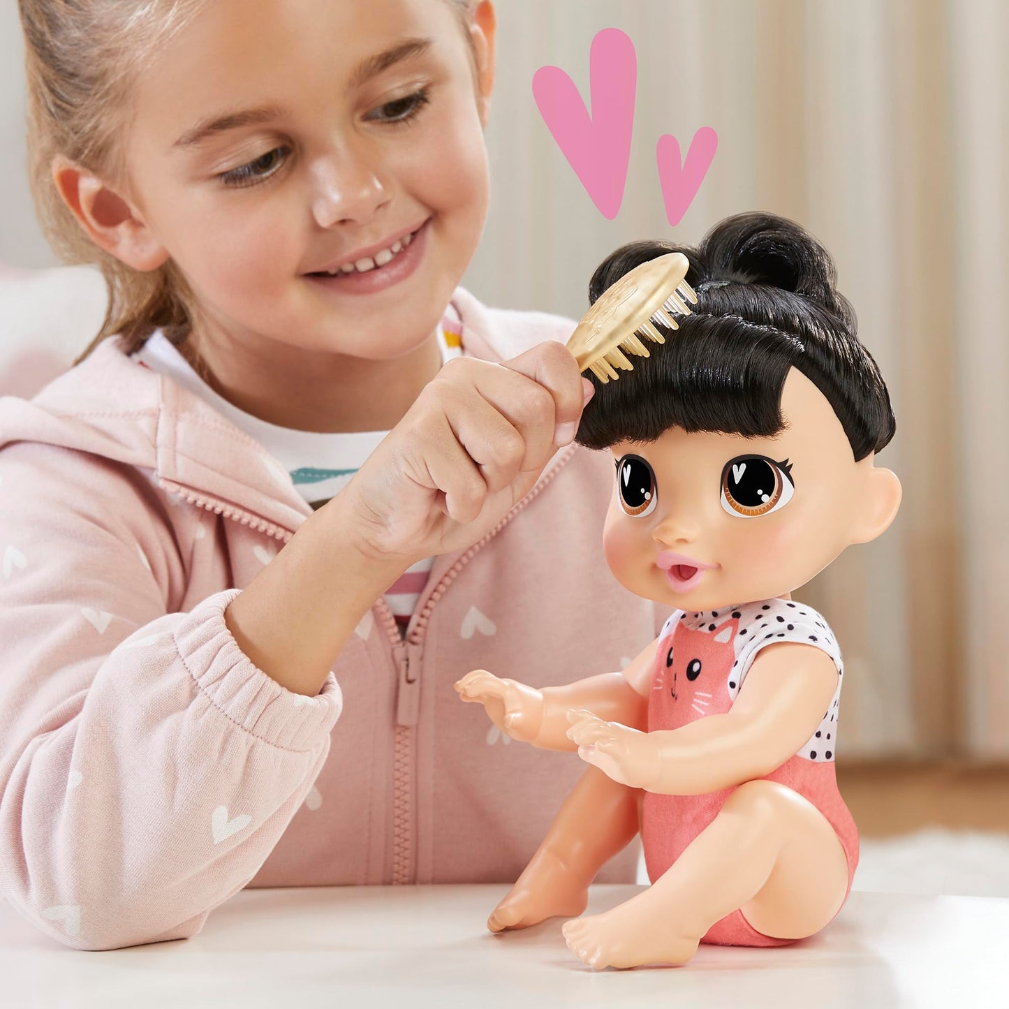Baby Alive Crawl 'n Play Katie Kat Crawling Baby Doll – 10.75 in, 40+ Sounds
