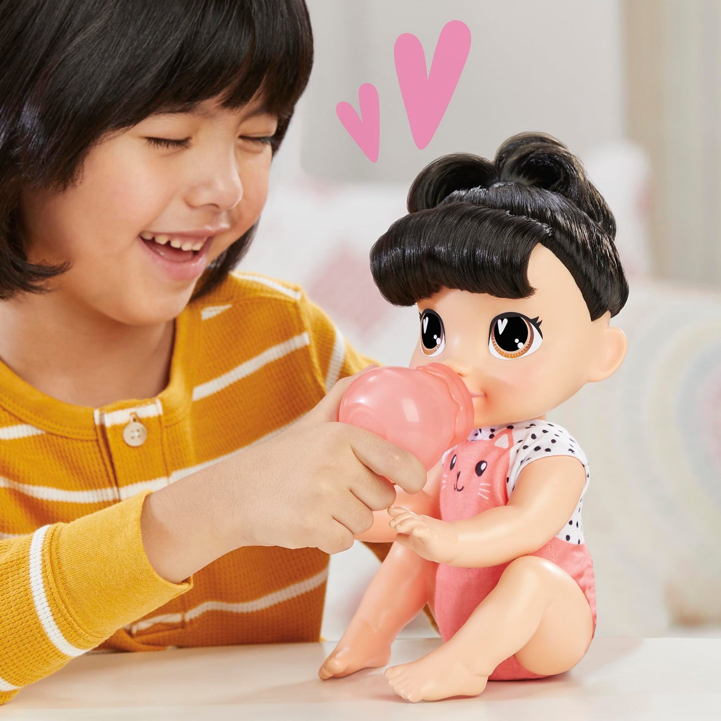 Baby Alive Crawl 'n Play Katie Kat Crawling Baby Doll – 10.75 in, 40+ Sounds