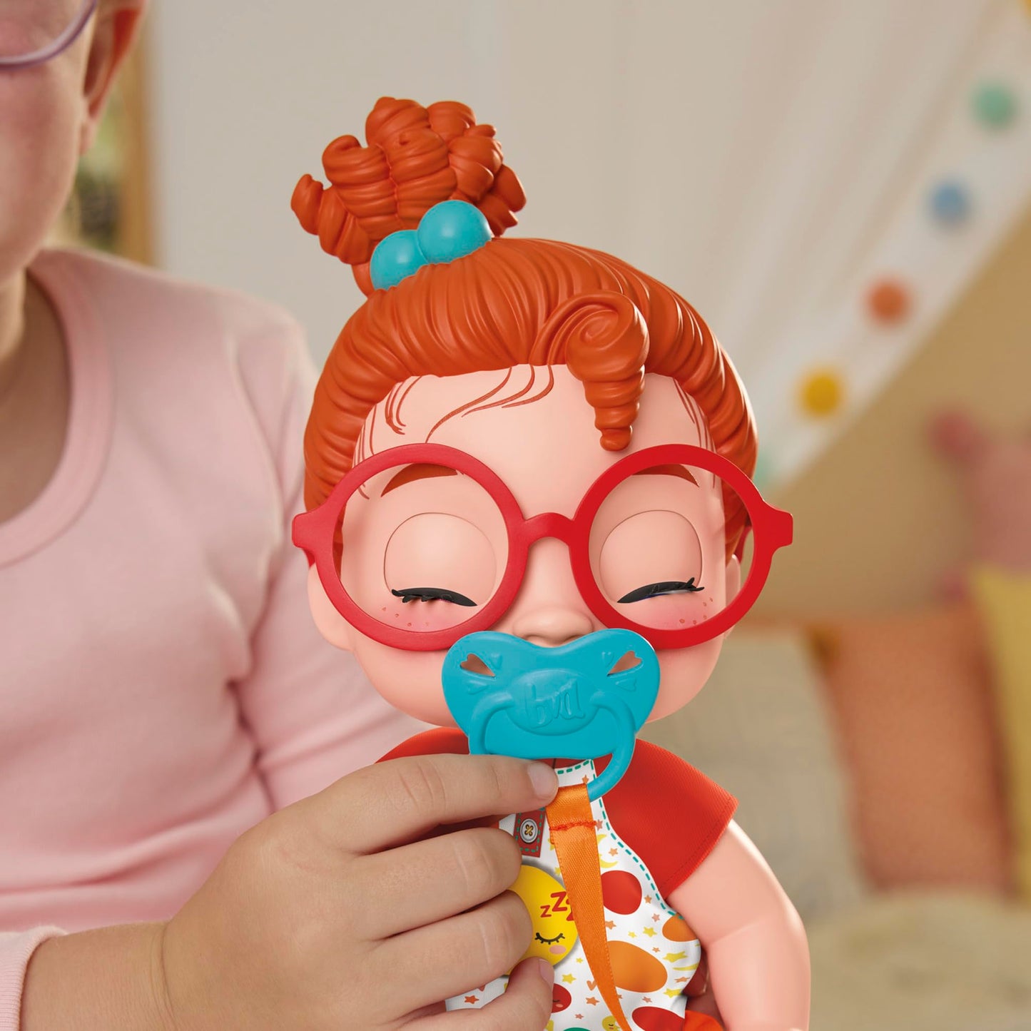 Baby Alive Lil Dreamer Dottie Doodle Sleepy Baby Doll Set - 11in, Red Hair