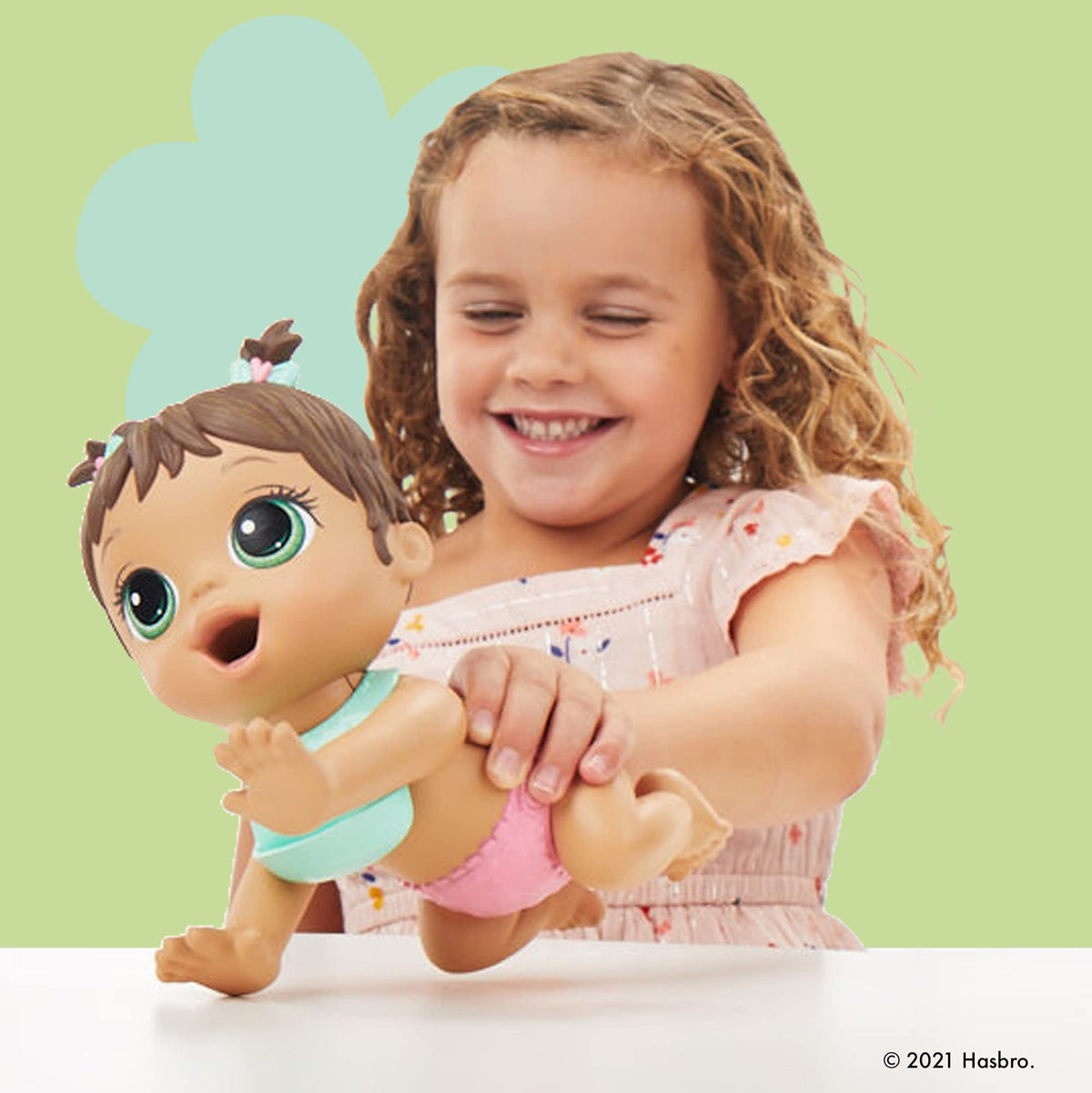 Baby Alive Lil Snacks Doll – Eats and Poops, 8-Inch Snack-Themed Toy for Ages 3+ (Brown Hair)