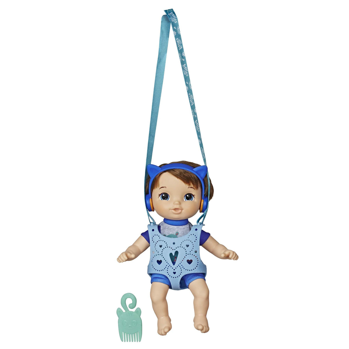 Baby Alive Littles Carry N Go Matteo Doll in Carrier – 9-Inch, 3+