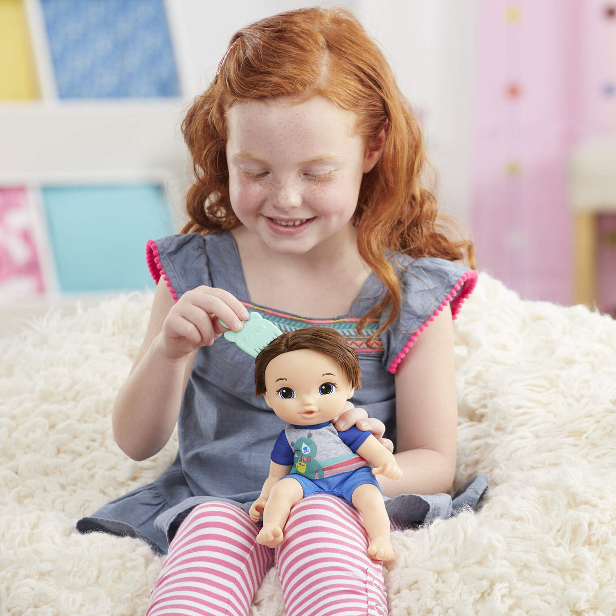 Baby Alive Littles Carry N Go Matteo Doll in Carrier – 9-Inch, 3+