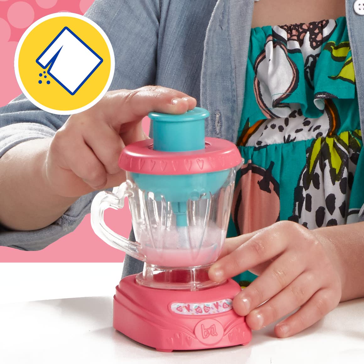 Baby Alive Magical Mixer Baby Doll - Strawberry Shake with Real Toy Blender
